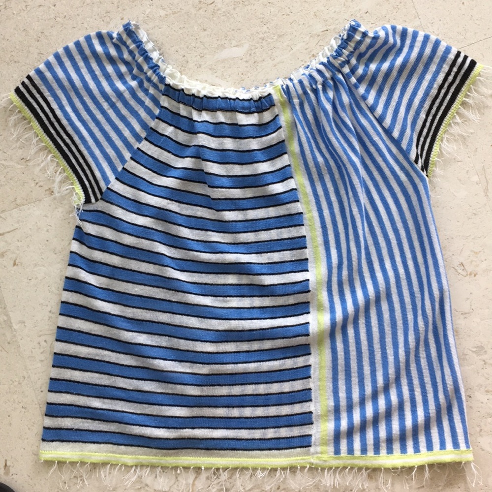 Lisa Todd Light weight fringed sweater top